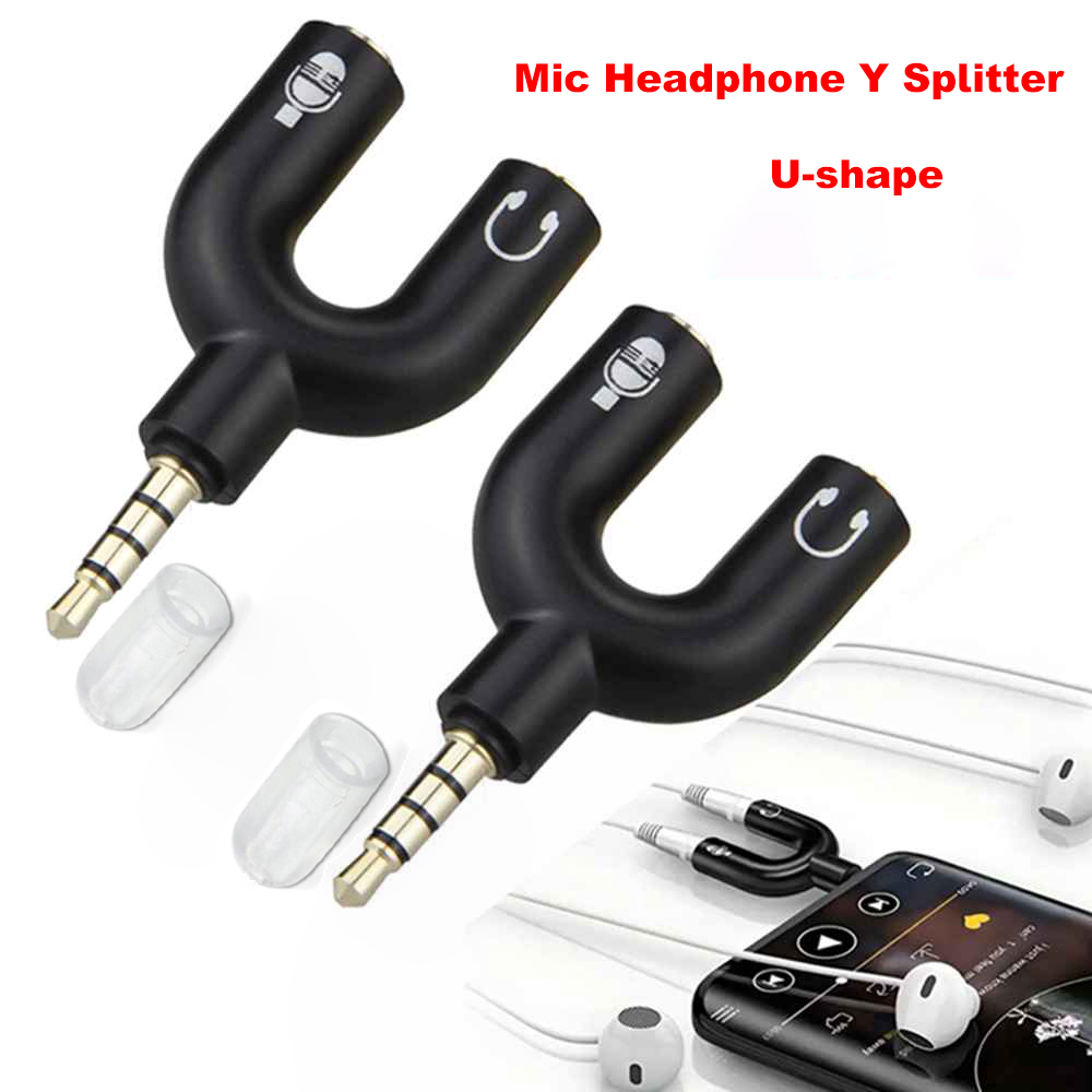 Audio Music Splitter - 3,5 мм адаптер для наушников с