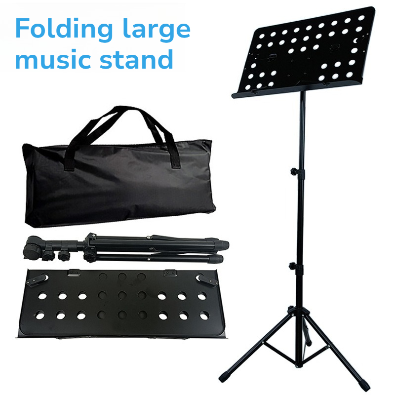 Music Stand Folding - Металлическая складная большая подставка для нот,