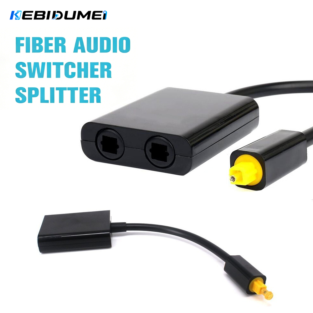 Audio Music Splitter - Оптический аудиоразветвитель KEBIDUMEI Toslink 1 вход