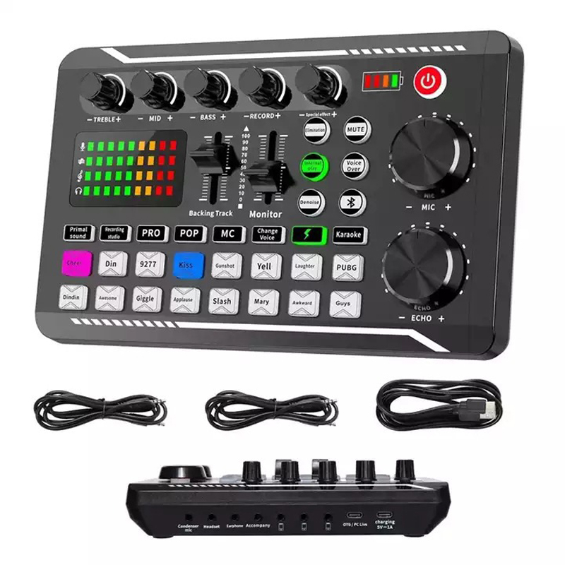F998 Живая звуковая карта, ауд – обзор и цена Audio Music Voice Changer