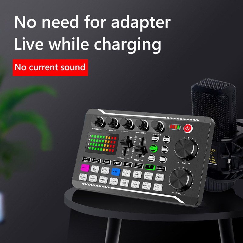 F998 Живая звуковая карта, ауд – обзор и цена Audio Music Voice Changer