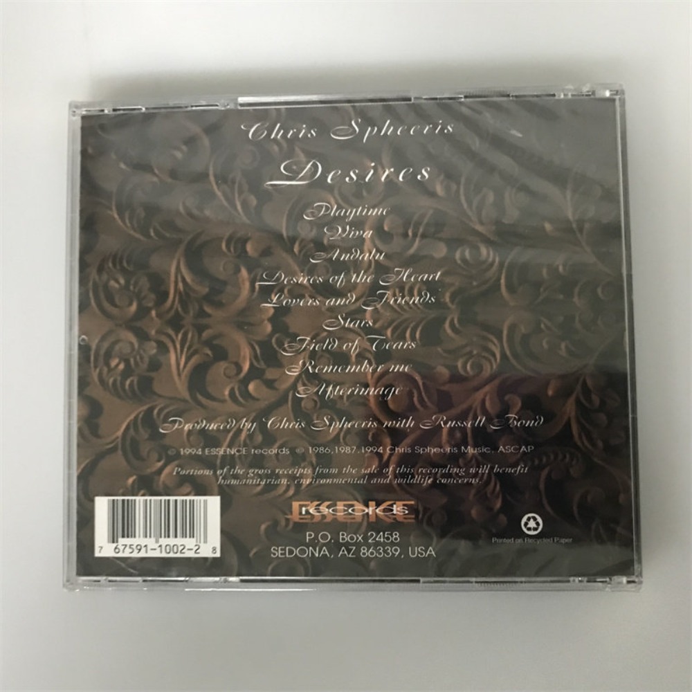 CD «Desires» Криса Спириса, му – обзор и цена Audio Music Cd