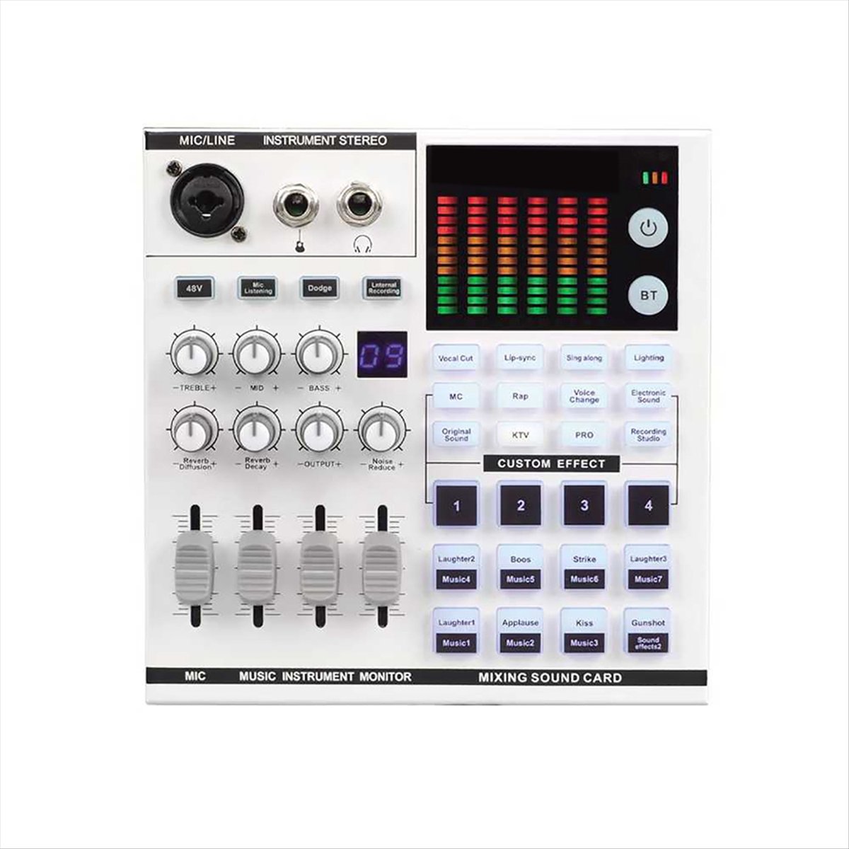 Звуковая карта DTC5 SN800 для  – обзор и цена Audio Music Voice Changer