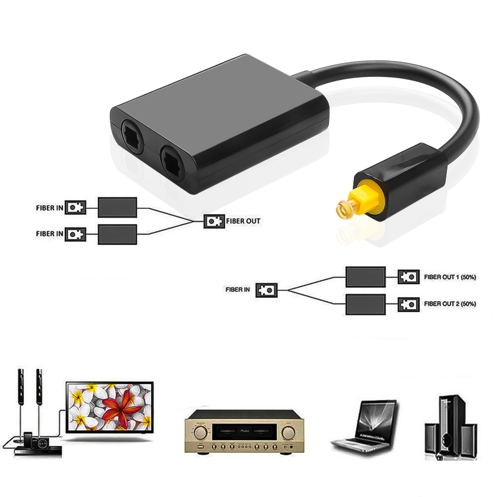 Оптический аудиоразветвитель K – обзор и цена Audio Music Splitter