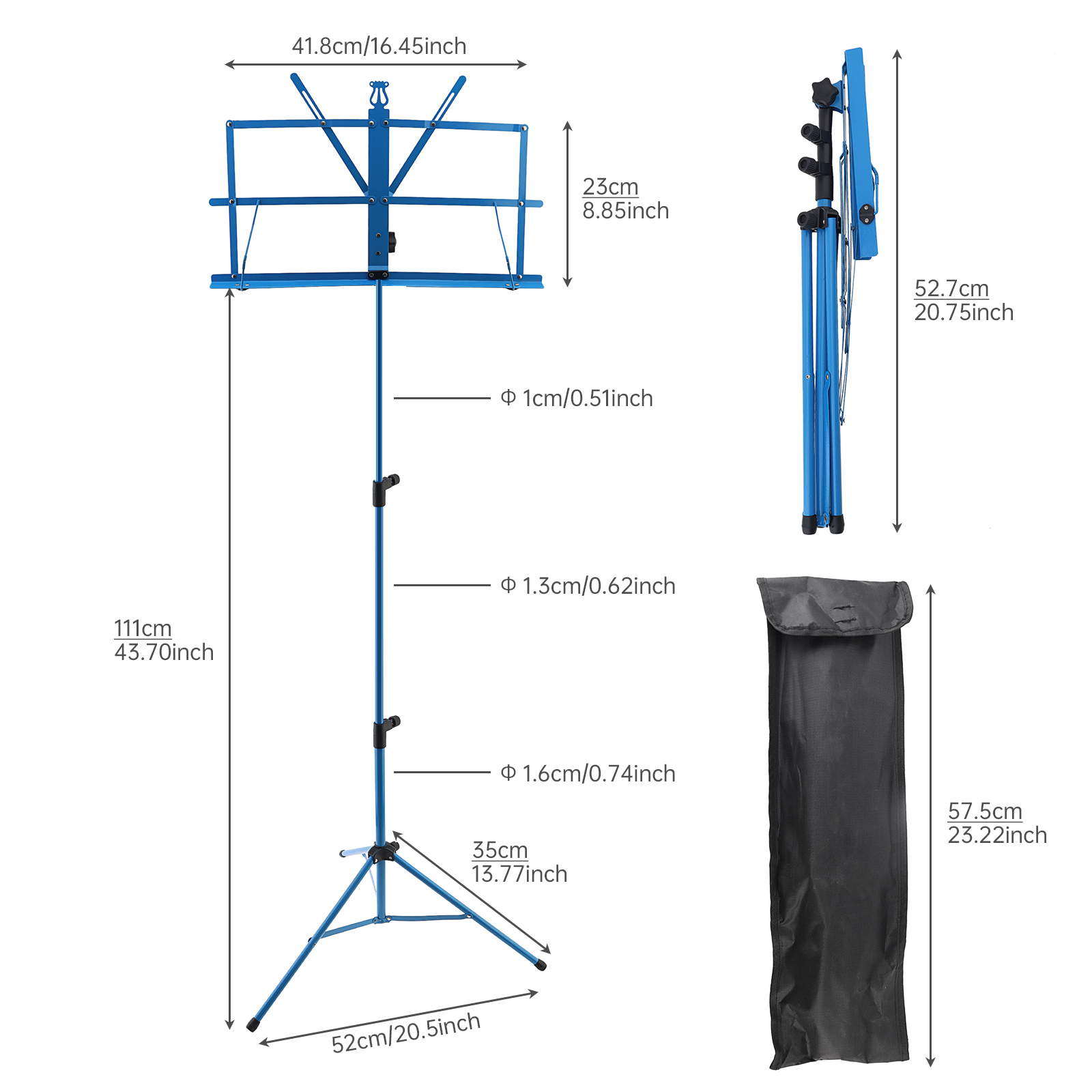 Красочная складная легкая пюпи – обзор и цена Music Stand Folding