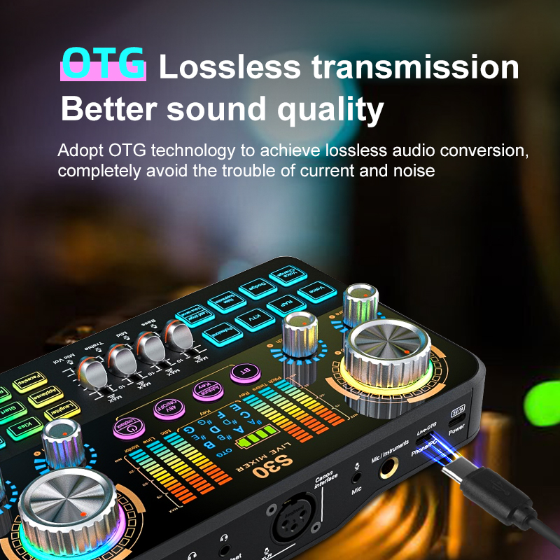 Аудиомикшер FUHAM S30 с эффект – обзор и цена Audio Music Voice Changer